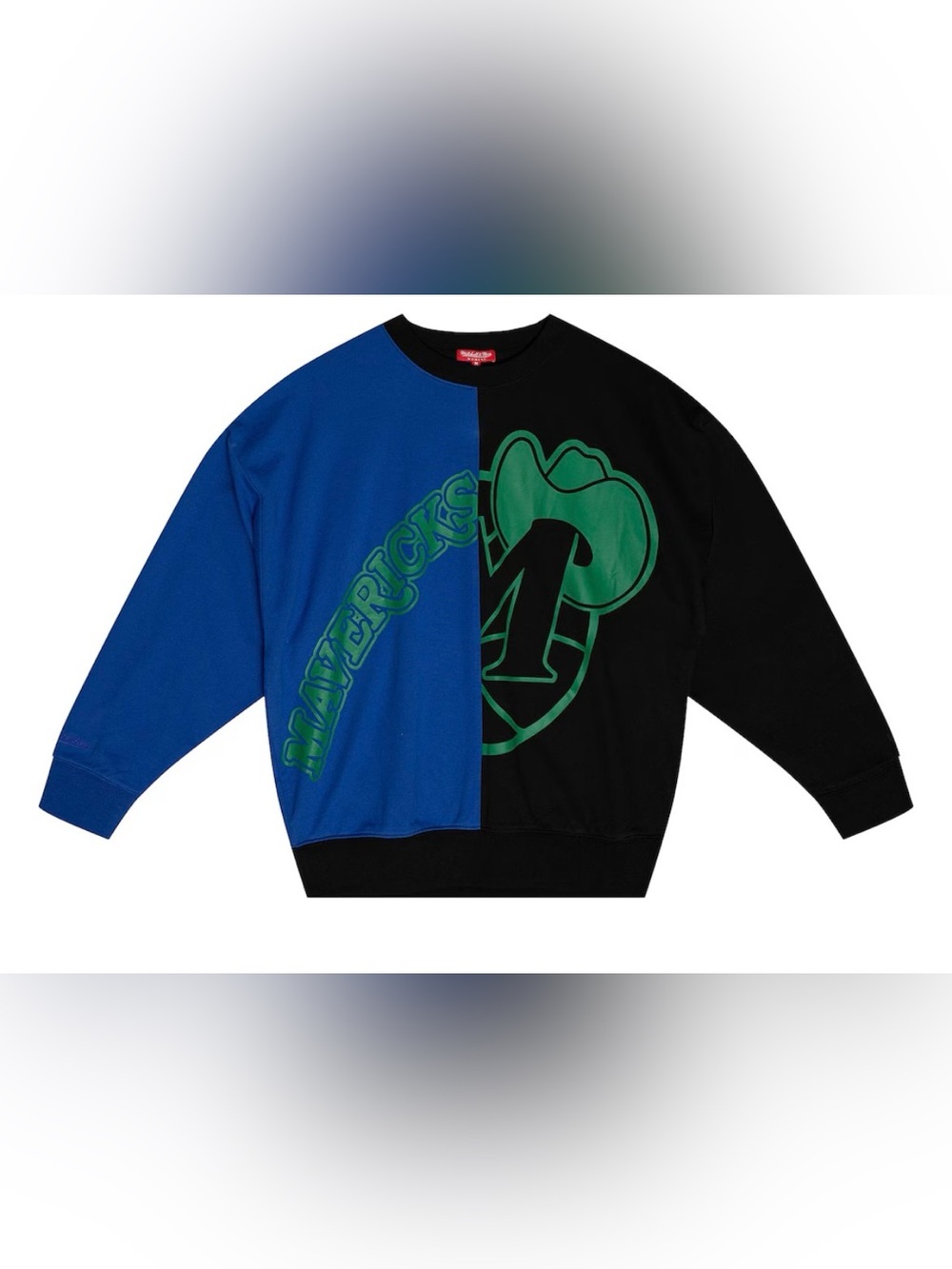 Dallas Mavericks Mitchell Big Face 5.0 Pullover Sweatshirt